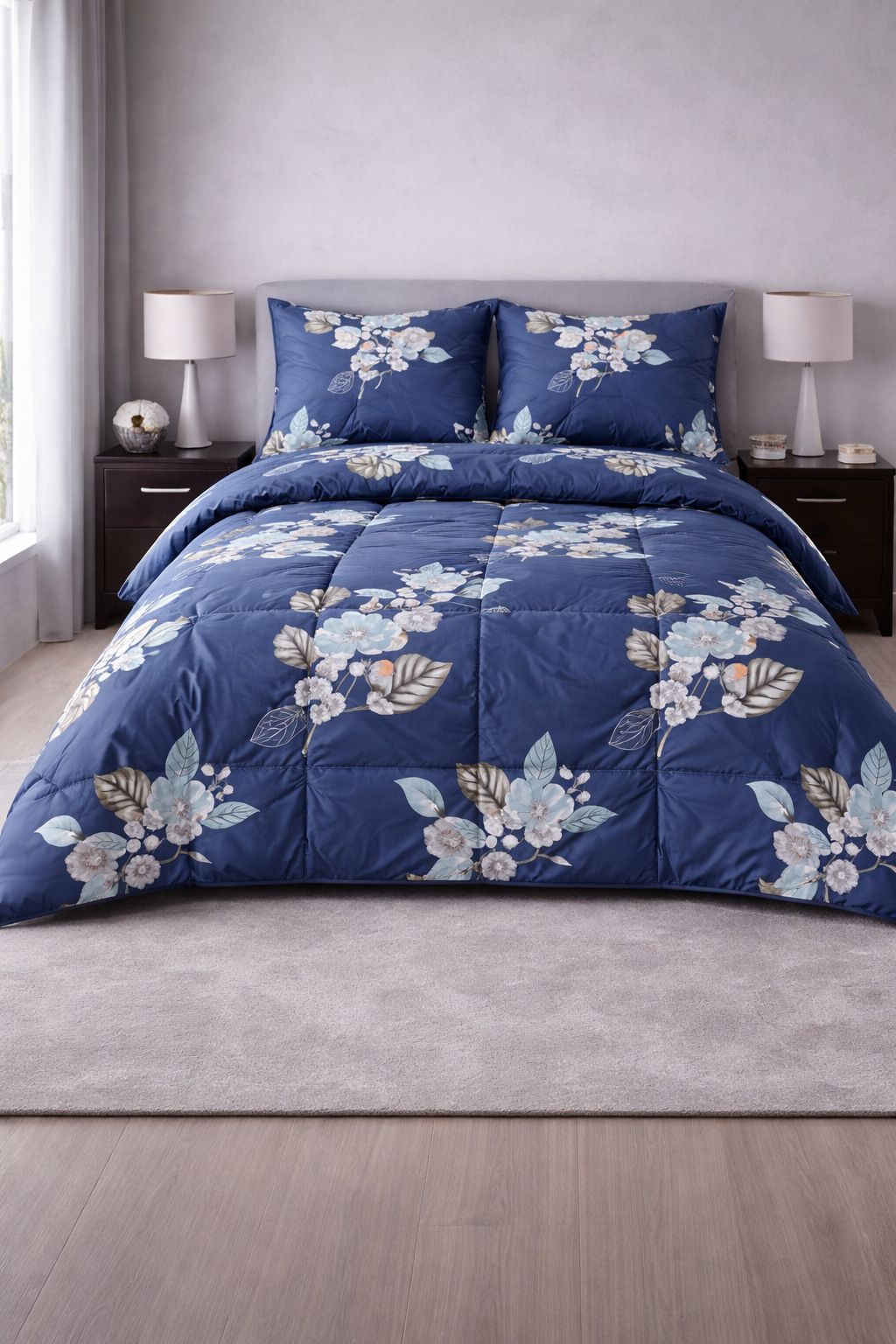King Floral Comforters Sets