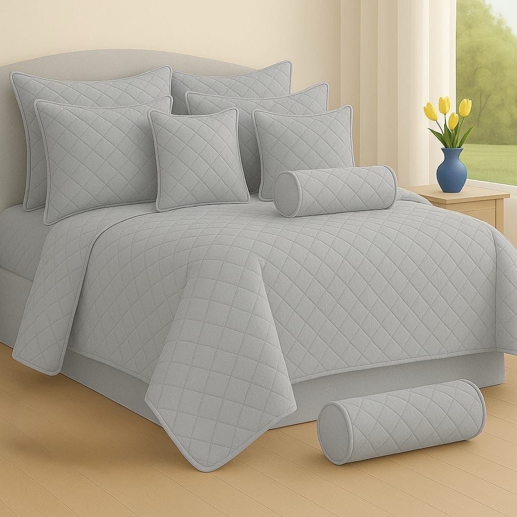 9-Piece Quilted Comforter Set - Image 3