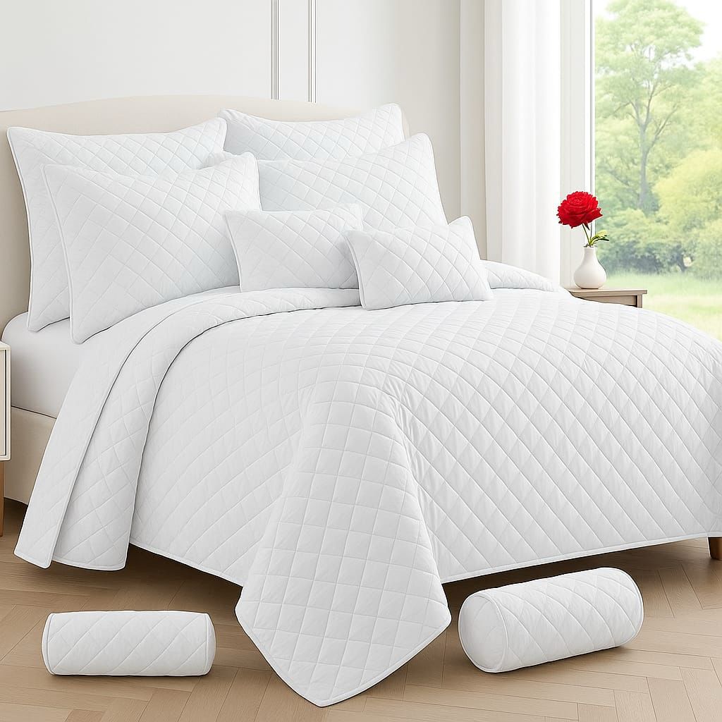 9-Piece Quilted Comforter Set - Image 4