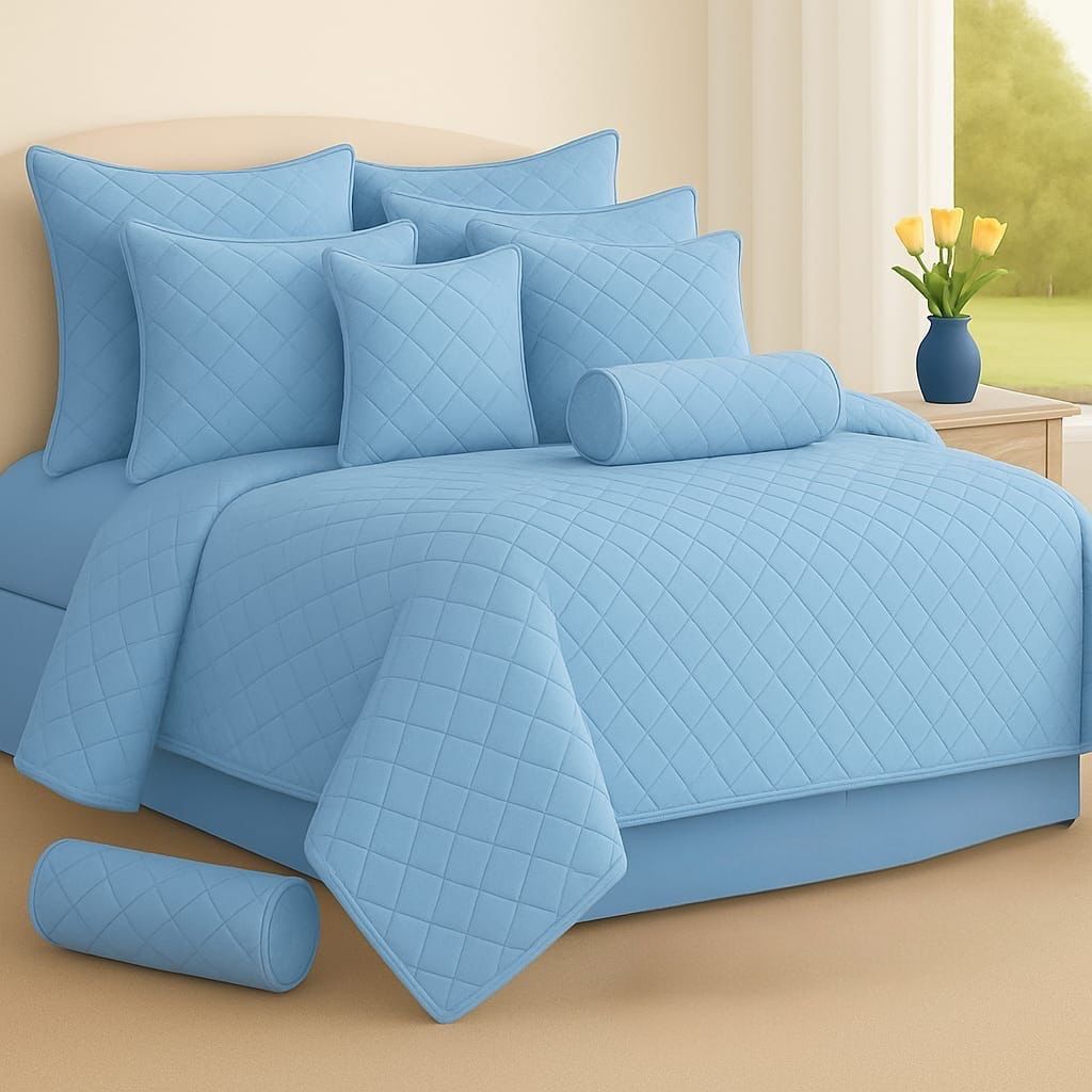 9-Piece Quilted Comforter Set - Image 5