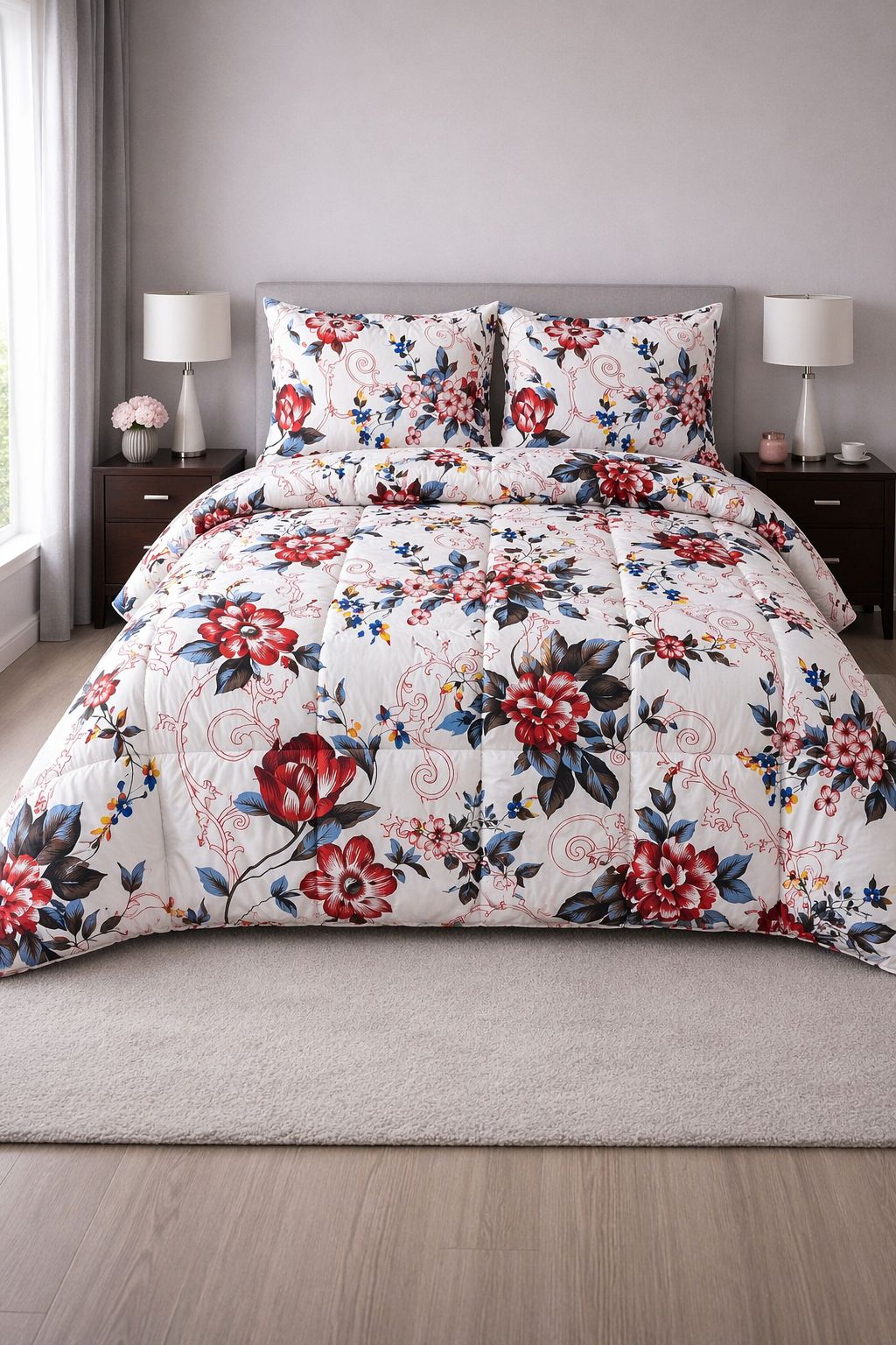 King Floral Comforters Sets - Image 9