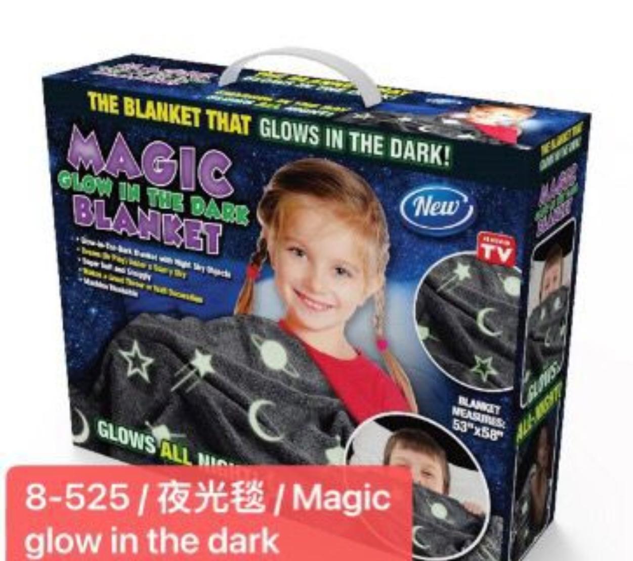 Magic Glow in the Dark Blanket – Bedtime Just Got Magical!