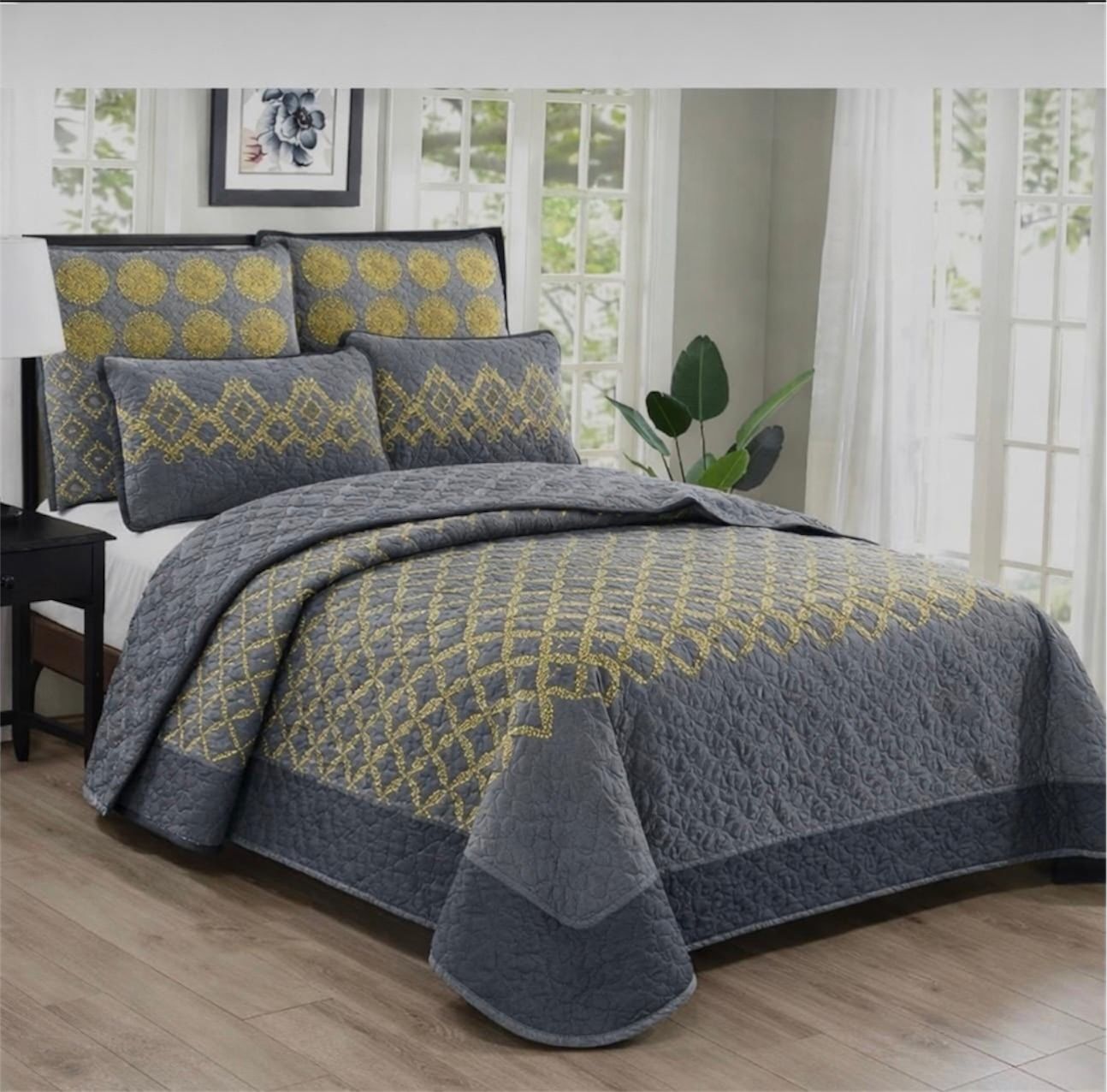 5 Piece Quiled Bedspreads