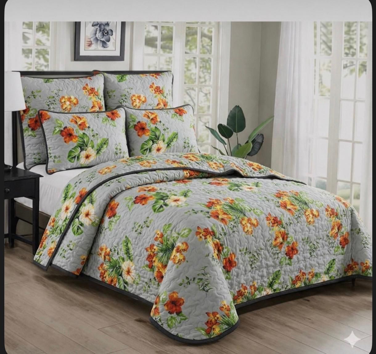 5 Piece Quiled Bedspreads - Image 2