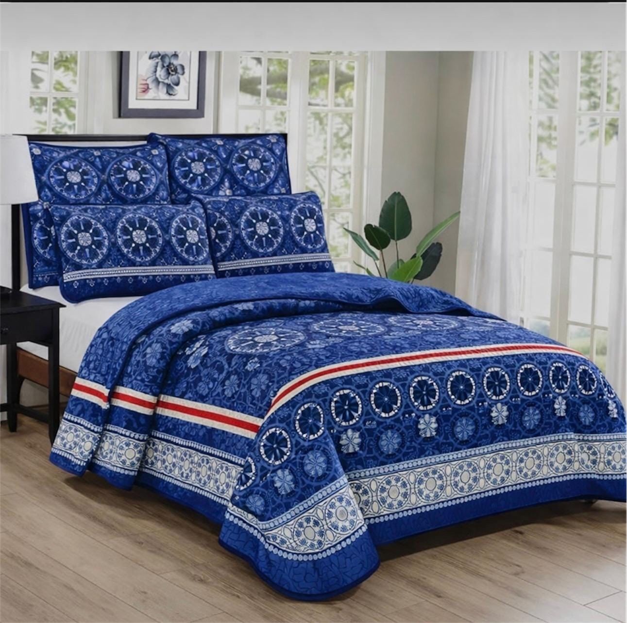 5 Piece Quiled Bedspreads - Image 3