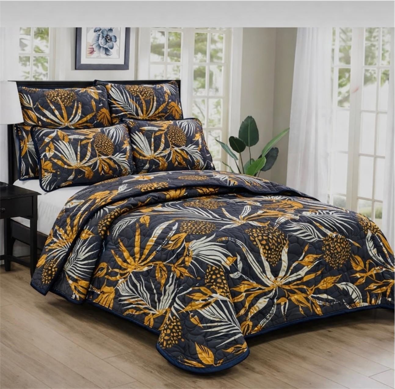 5 Piece Quiled Bedspreads - Image 6